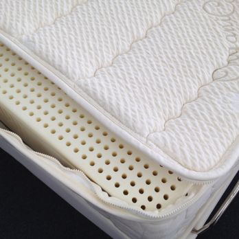 Latexpedic 12 inch Ultimate latex mattress with layered latex, side handles and zipper access